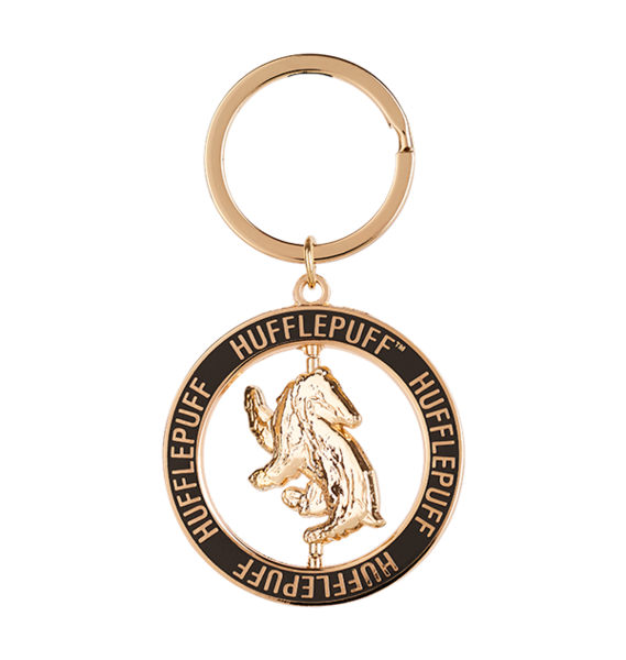 ハッフルパフ寮マスコット 回転キーリング