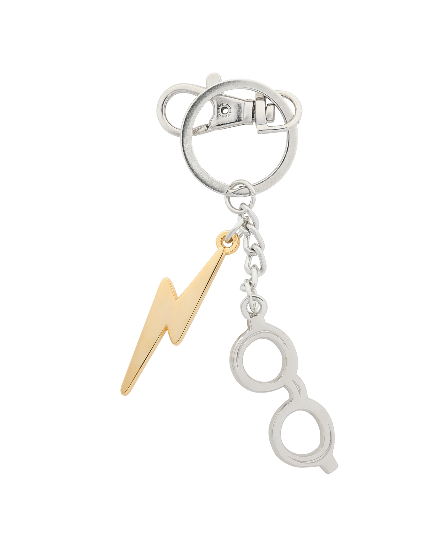 稲妻&メガネ キーチェーン