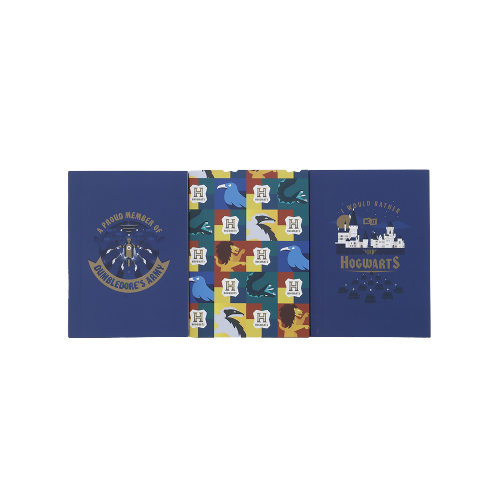 ホグワーツ A7 メモ帳 3個パック | ハリー・ポッター ショップ