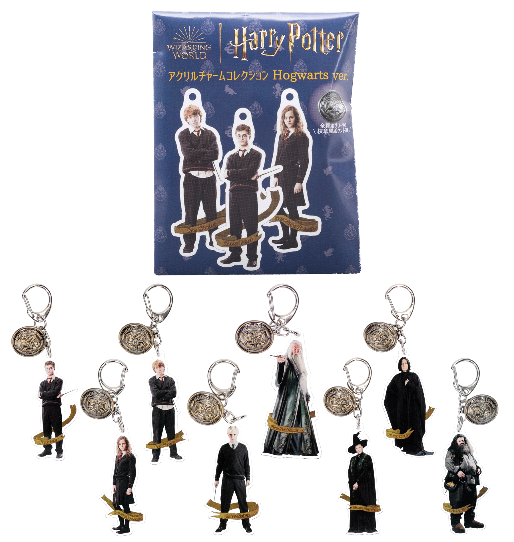 Harry Potter ホグワーツ チャーム アクリルチャーム ホグワーツコレクション コンプリートセット