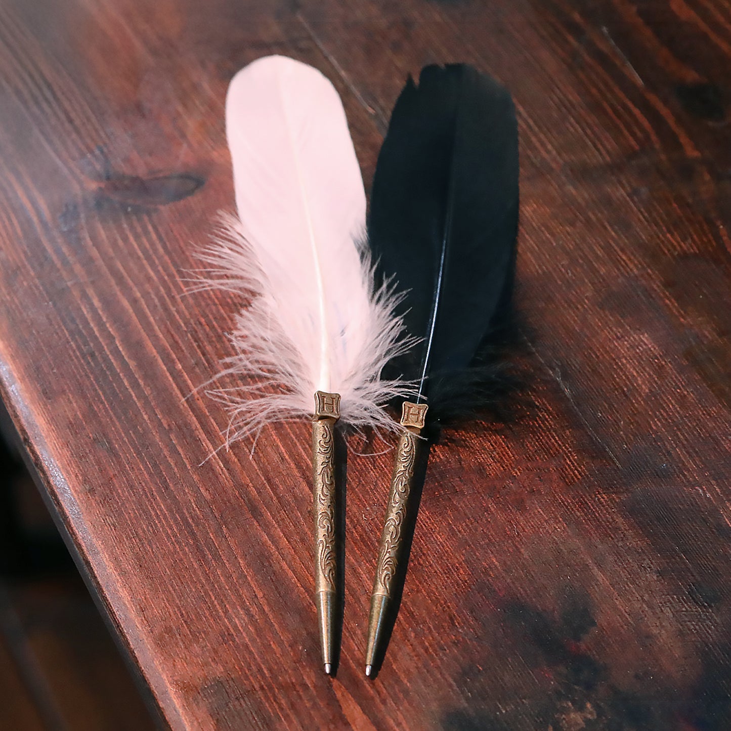 ホグワーツ ブラックフェザー ボールペン