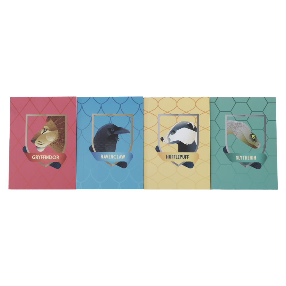 ホグワーツハウス A7 メモ帳 4個セット