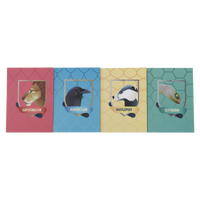 ホグワーツハウス A7 メモ帳 4個セット | ハリー・ポッター ショップ