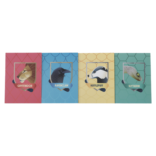 ホグワーツハウス A7 メモ帳 4個セット