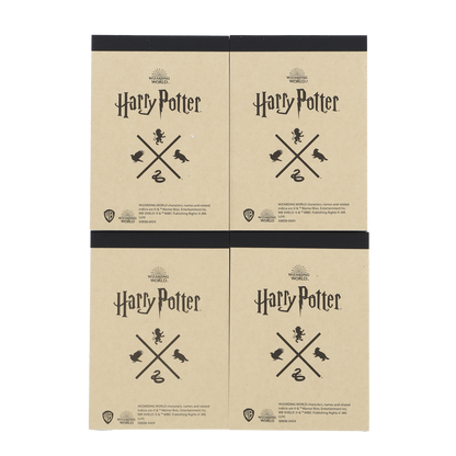 ホグワーツハウス寮章 メモ帳 4個セット | ハリー・ポッター ショップ