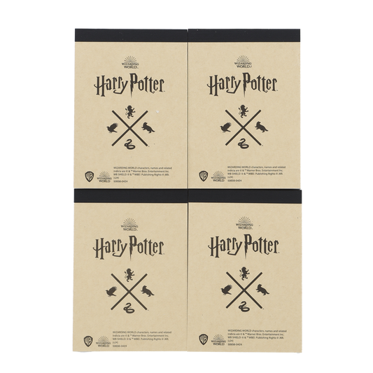 ホグワーツハウス寮章 メモ帳 4個セット