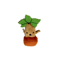 マンドレイク ミニ ぬいぐるみ ピンバッジ