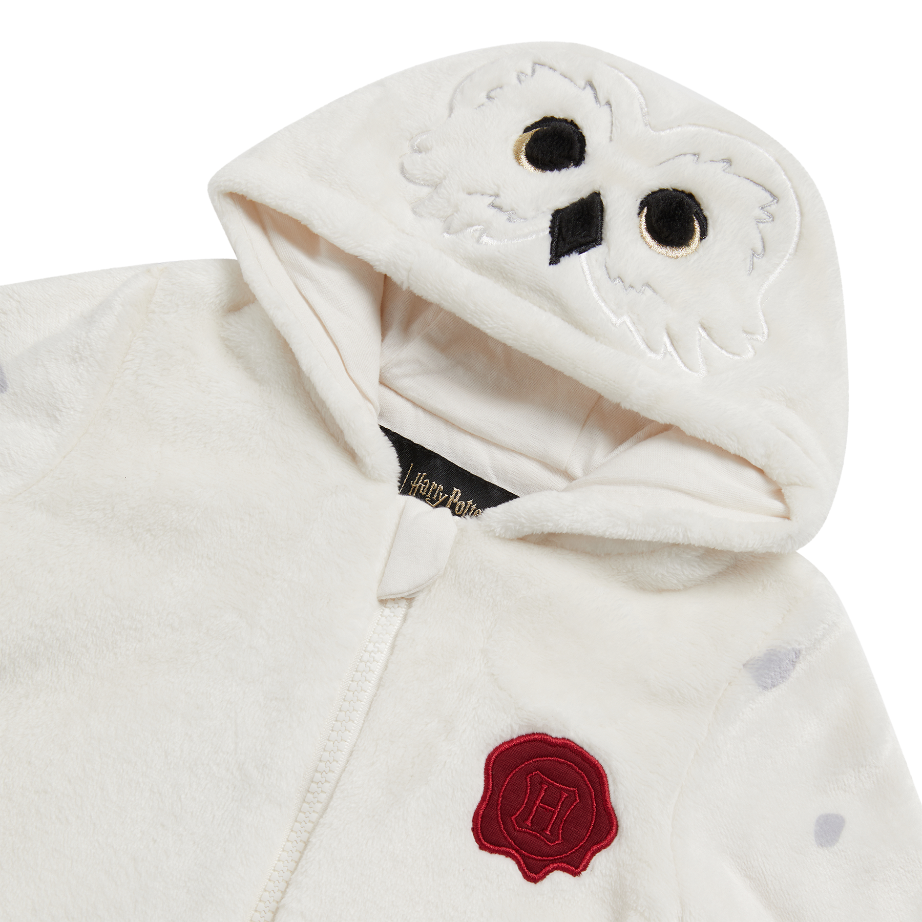 Harry Potter ヘドウィグ　ロンパース　70cm Harry Potter Hedwig Womens Beige Blanket Hoodie \u2014 Vanilla Underground