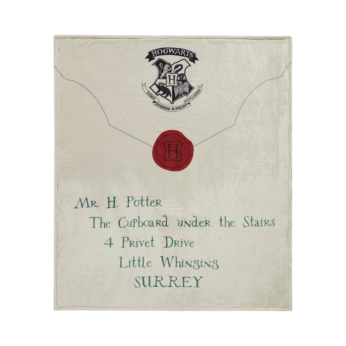 ホグワーツ入学許可証 ブランケット