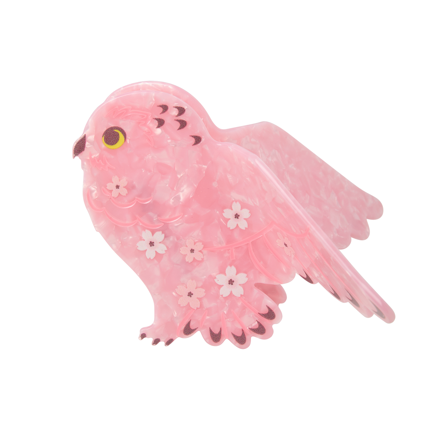 サクラ フクロウ ヘアクリップ