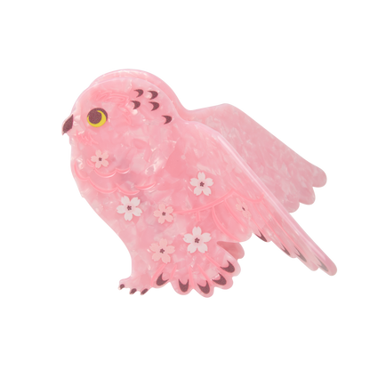 サクラ フクロウ ヘアクリップ