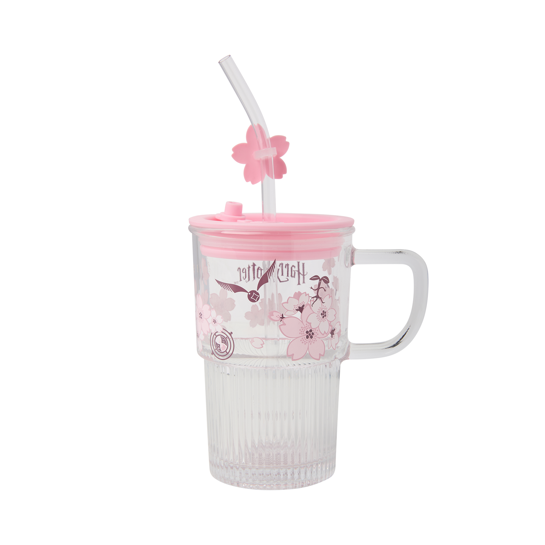 Sakura Glass Mug Cup & Straw | Harry Potter Shop JP