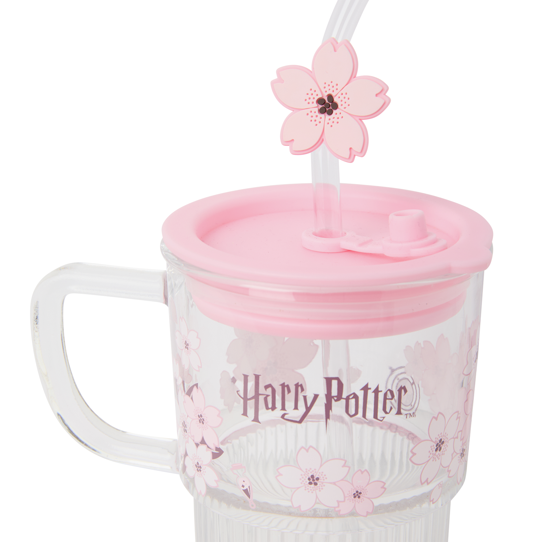 Sakura Glass Mug Cup & Straw | Harry Potter Shop JP