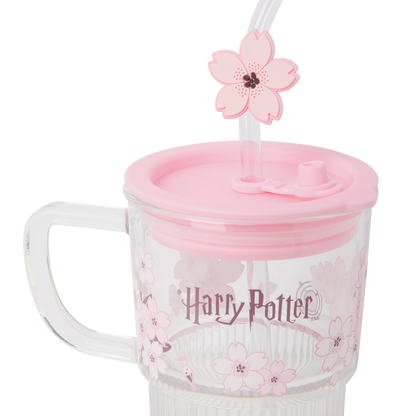 Sakura Glass Mug Cup & Straw | Harry Potter Shop JP