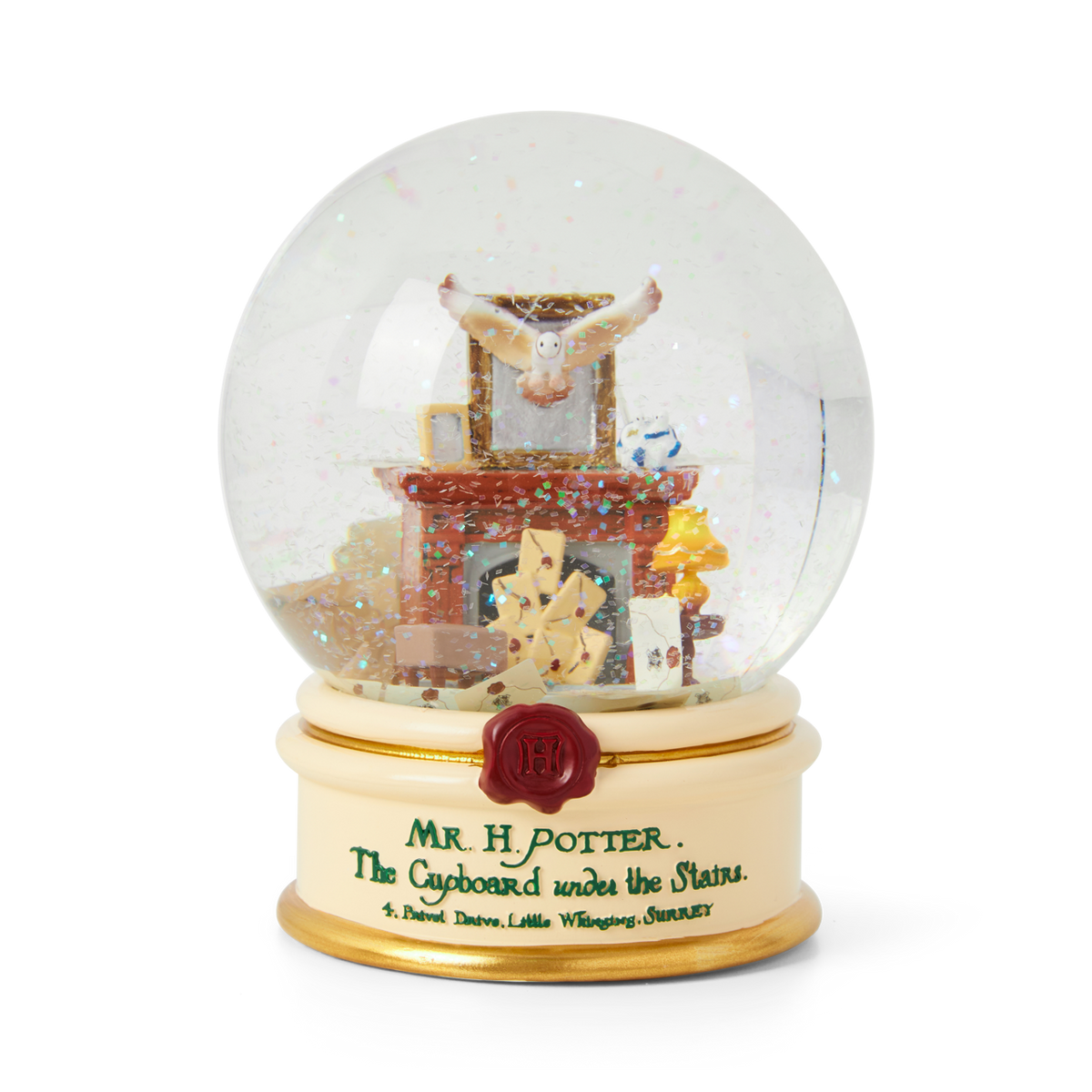 Acceptance Letter Snow Globe
