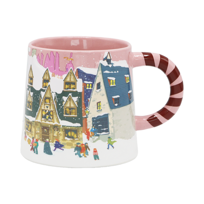 ダイアゴン横丁 クリスマス ピンク マグカップ