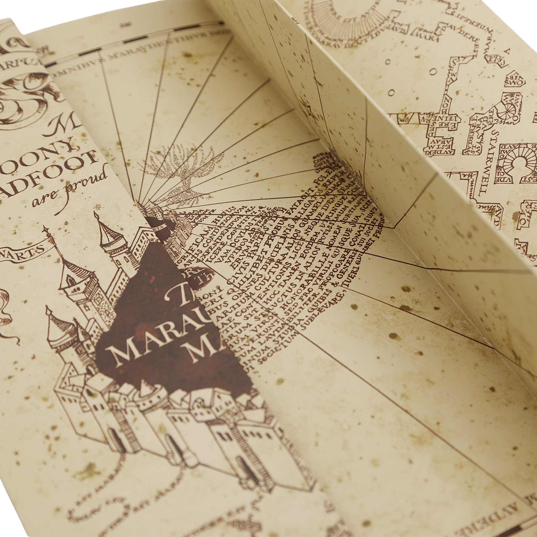 公式】忍びの地図 レプリカ | ハリー・ポッター ショップ オンライン 公式】忍びの地図 レプリカ | ハリー・ポッター ショップ オンライン