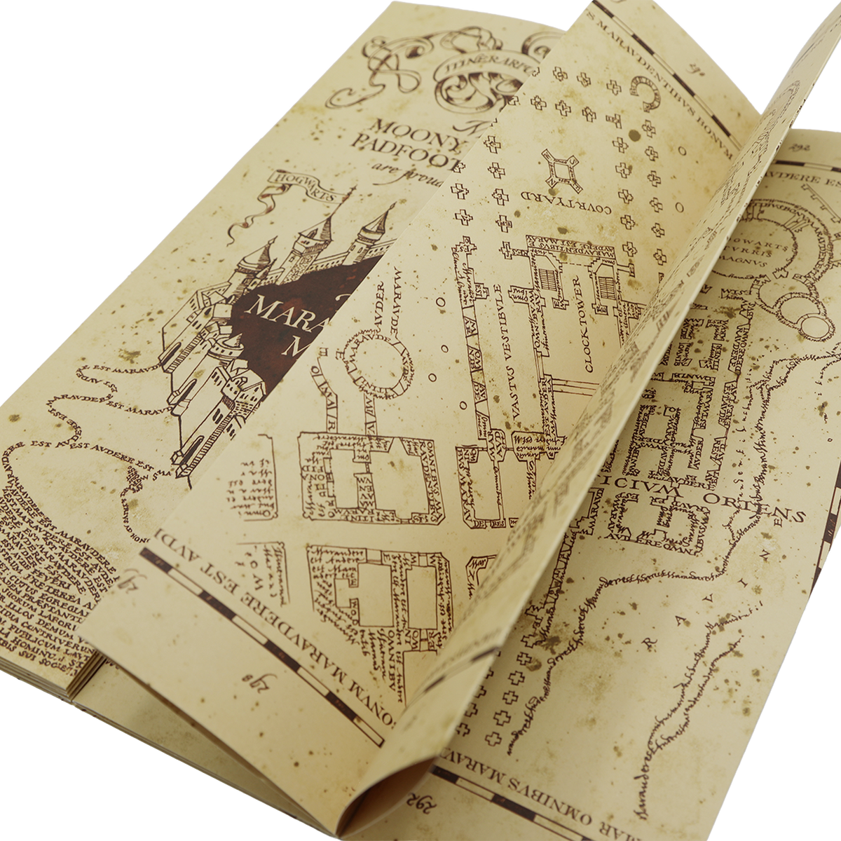 忍びの地図 レプリカ|ハリー・ポッター ショップ オンライン ジャパン 忍びの地図 レプリカ|ハリー・ポッター ショップ オンライン ジャパン