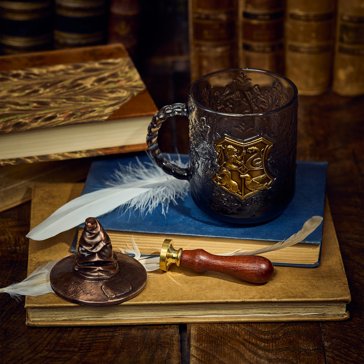 ホグワーツ クレスト グラス マグカップ