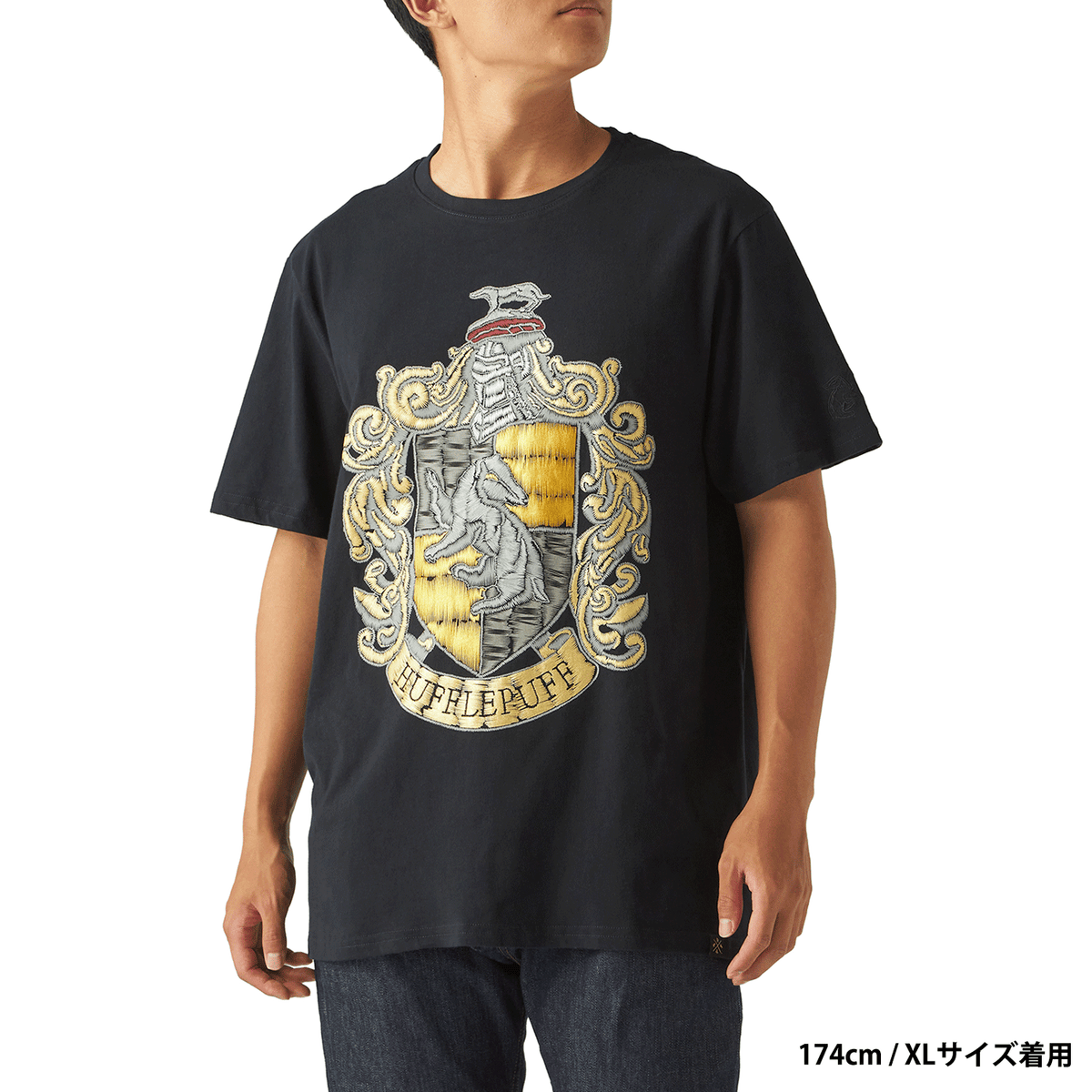 ハッフルパフ エンブレム プリント Tシャツ