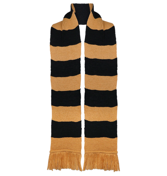 ハッフルパフ ワイドストライプ マフラー