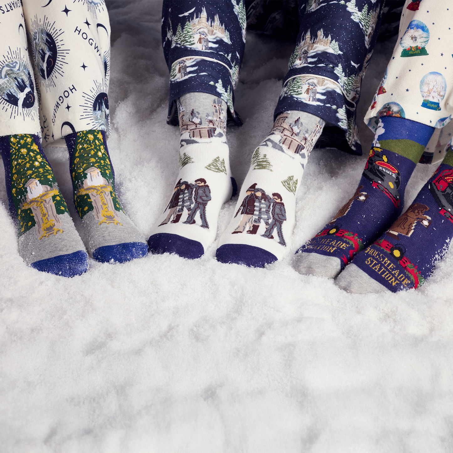 ホグワーツ・イン・ザ・スノー クリスマス ソックス 3足セット