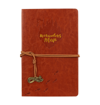 Faux Leather Marauder's Map Notebook
