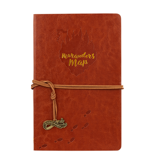 Faux Leather Marauder's Map Notebook