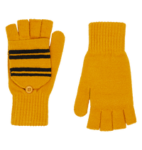Hufflepuff Knitted Mitten Capped Gloves