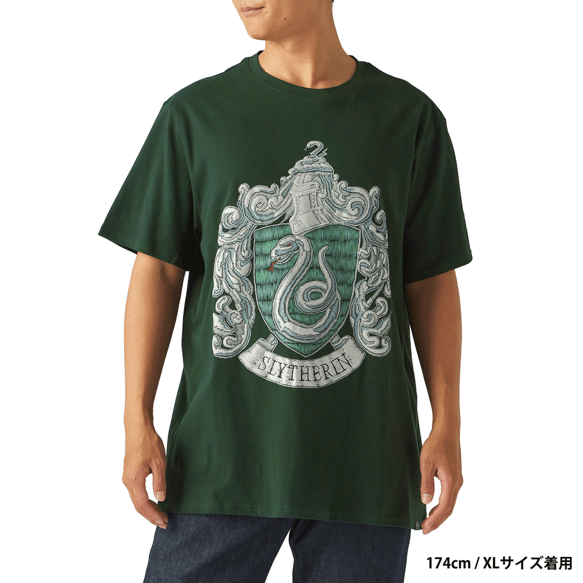 スリザリン 憲章 プリント Tシャツ