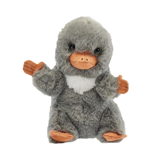 グレーのベビーニフラー ぬいぐるみ