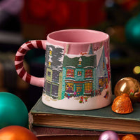 ダイアゴン横丁 クリスマス ピンク マグカップ
